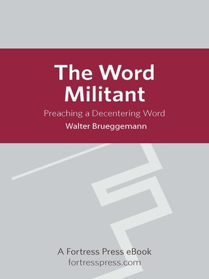 cover image of The Word Militant